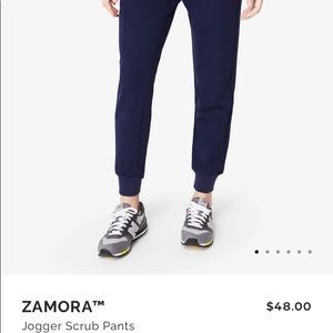 FIGS Zamora Navy Jogger Scrub Pants (Size L)